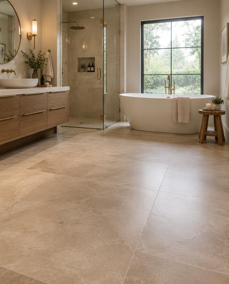 Tile flooring